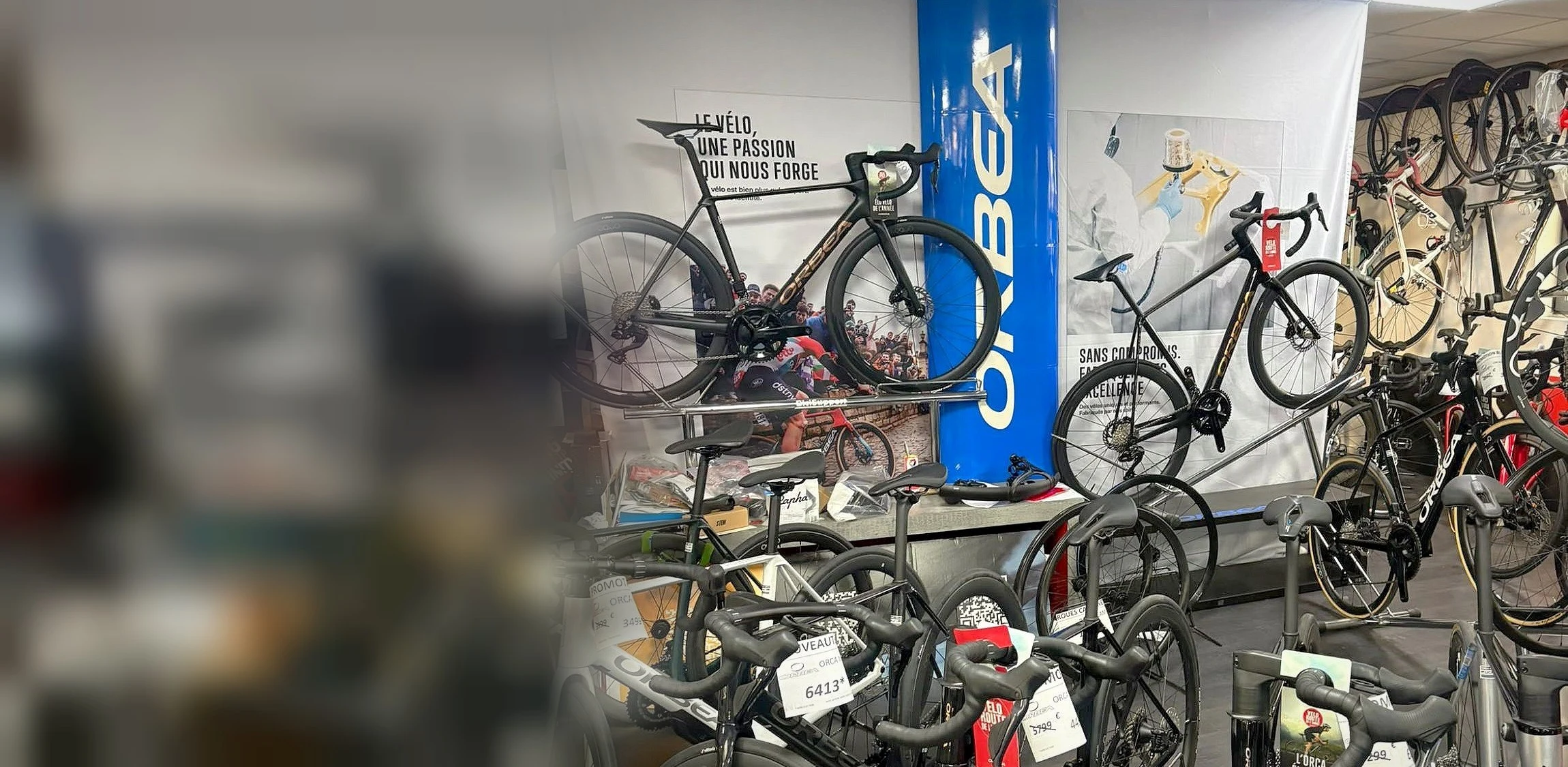 L'espace Orbea du magasin de Chartres-de-Bretagne
