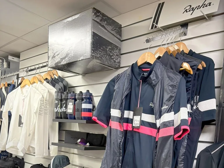 L'espace Rapha au magasin